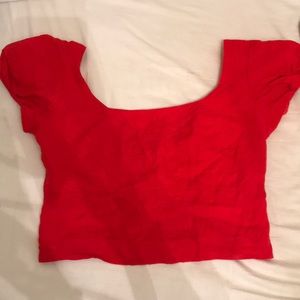 Urban outfitters red top